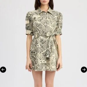 En Saison Adira Belted Shirtdress